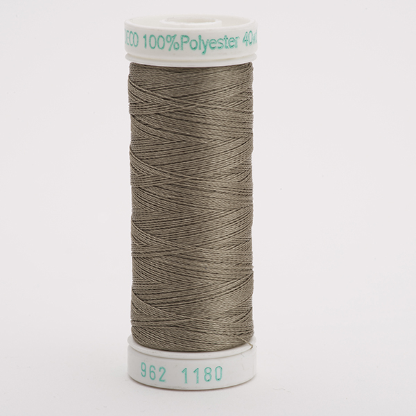 SULKY POLY DECO 40, 225m/250yd Snap Spools -  Colour 1180 Med. Taupe