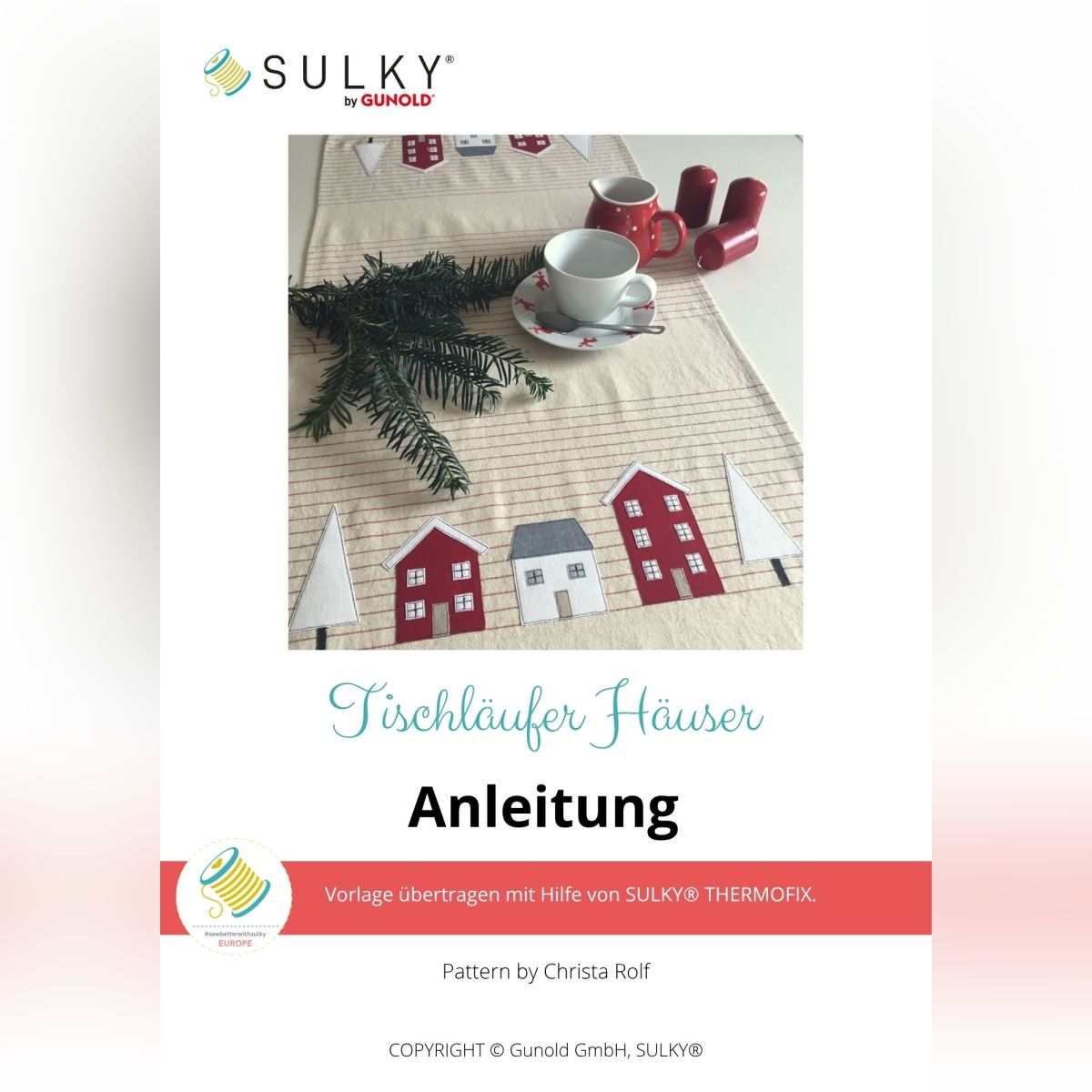 Tischläufer Häuser