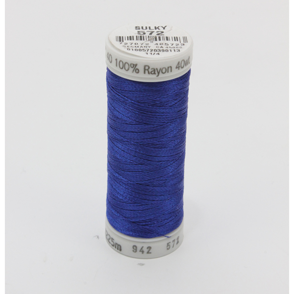 SULKY RAYON 40 farbig, 225m Snap Spulen -  Farbe 0572 Blue Ribbon