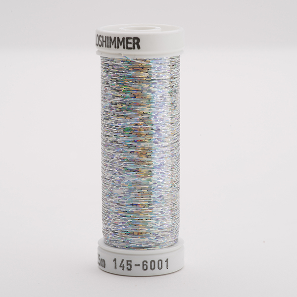 SULKY HOLOSHIMMER, 225m Snap Spulen - Farbe 6001 Silver