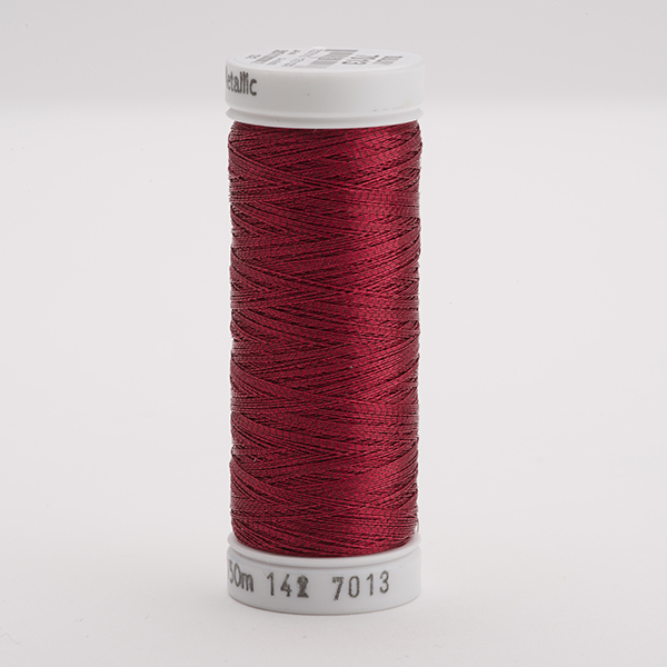 SULKY ORIGINAL METALLIC coloured, 150m/165yds Snap Spools - Colour 7013 Rose