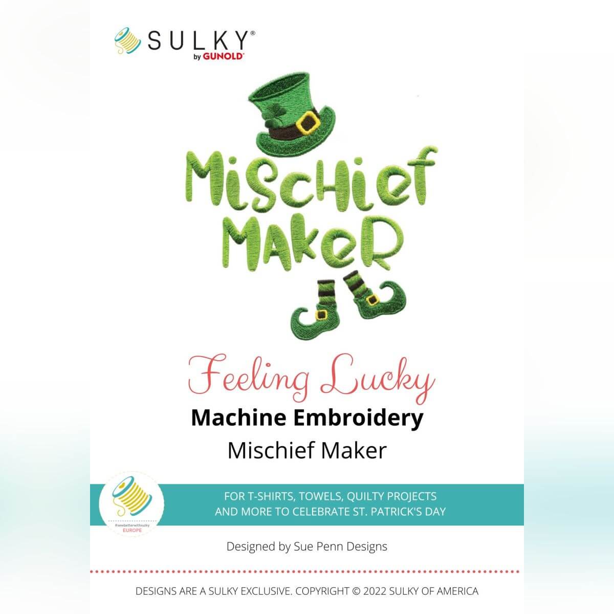 Stickdesign Feeling Lucky: Mischief Maker (Download)