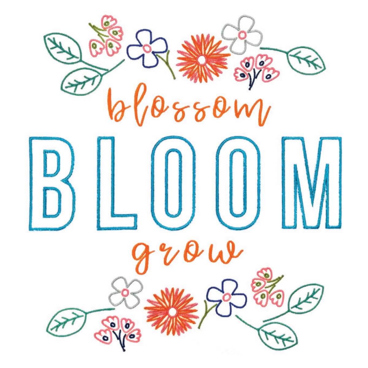 Stickdesign Bloom (Download)