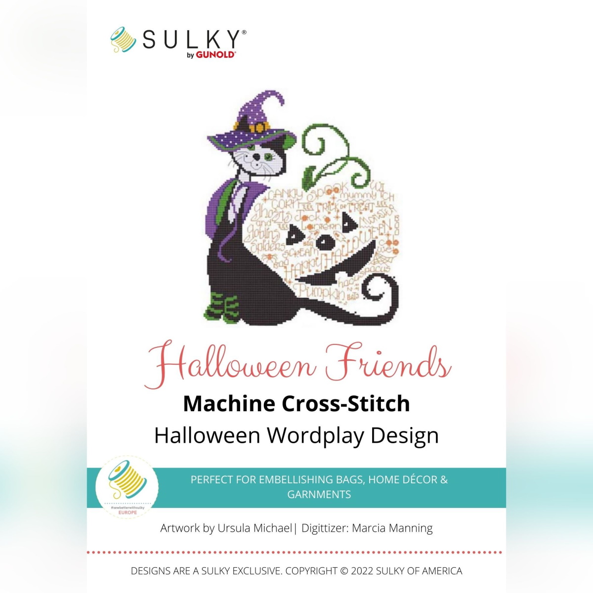 Stickdesign Halloween Wordplay: Halloween Friends (Download)