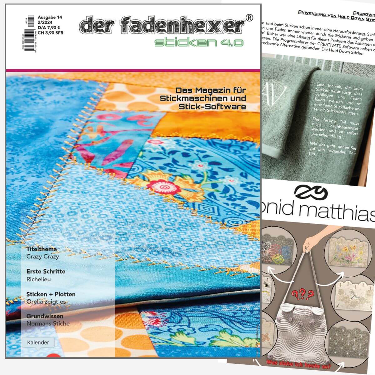 Sticken 4.0 - Das Magazin für Stickmaschinen
und Software  (German)