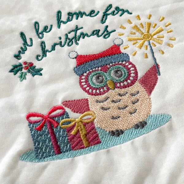 Stickdesign Owl Be Home for Christmas - Owl Be Home (Download) Stickdesign Owl Be Home for Christmas - Owl Be Home (Download)