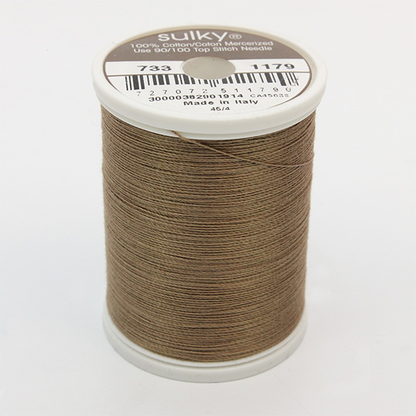 SULKY COTTON 30, 450m/500yds King Spools -  Colour 1179 Dk. Taupe