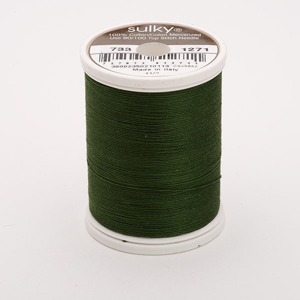 SULKY COTTON 30, 450m King Spulen -  Farbe 1271 Evergreen