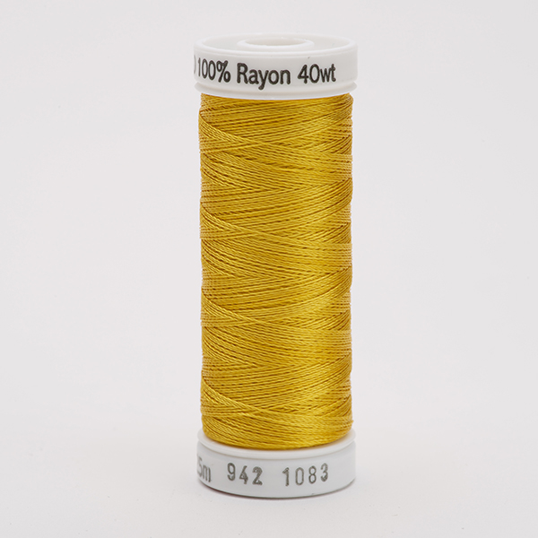SULKY RAYON 40 farbig, 225m Snap Spulen -  Farbe 1083 Spark Gold