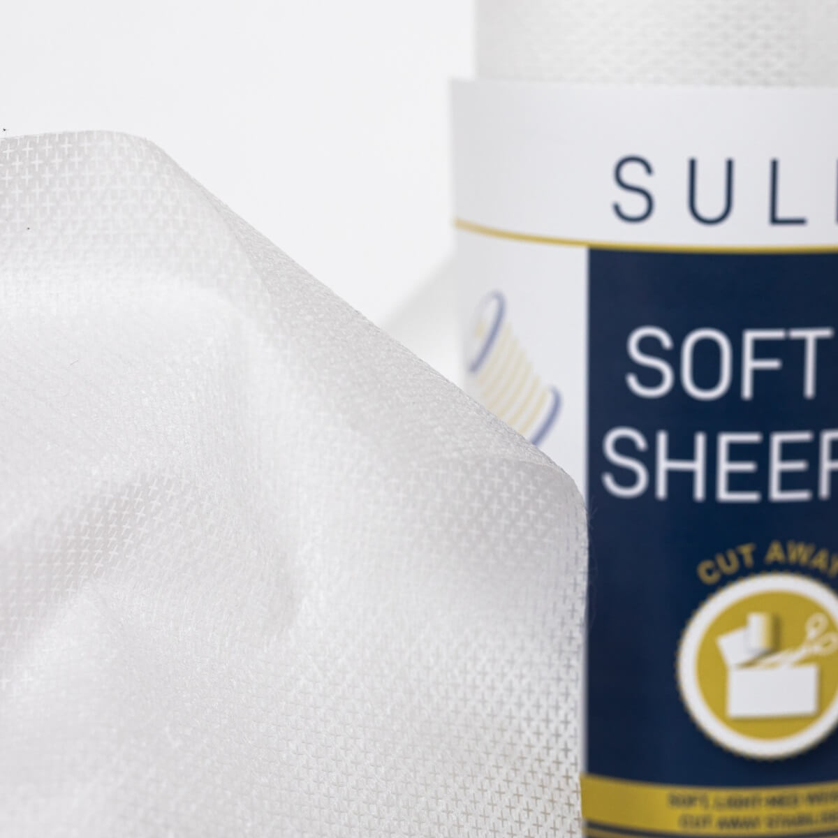 SULKY SOFT´N SHEER PLUS weiß, 25cm x 5m