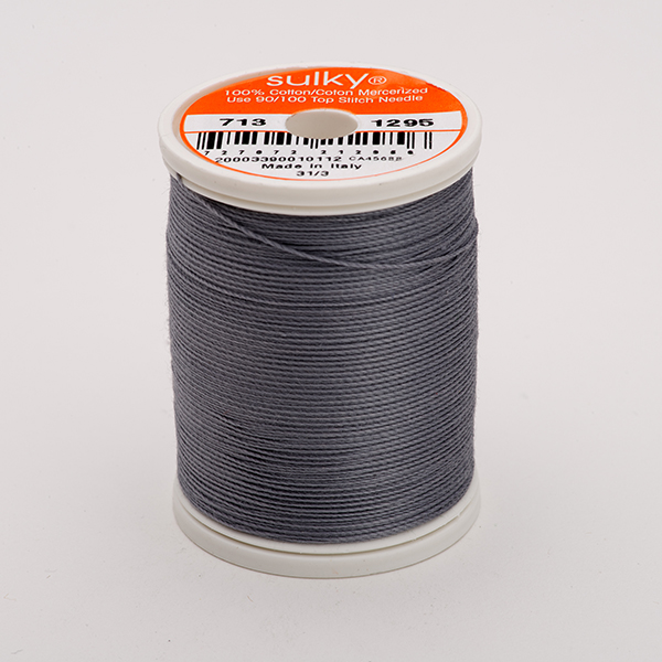 SULKY COTTON 12, 270m/300yds King Spools -  Colour 1295 Sterling