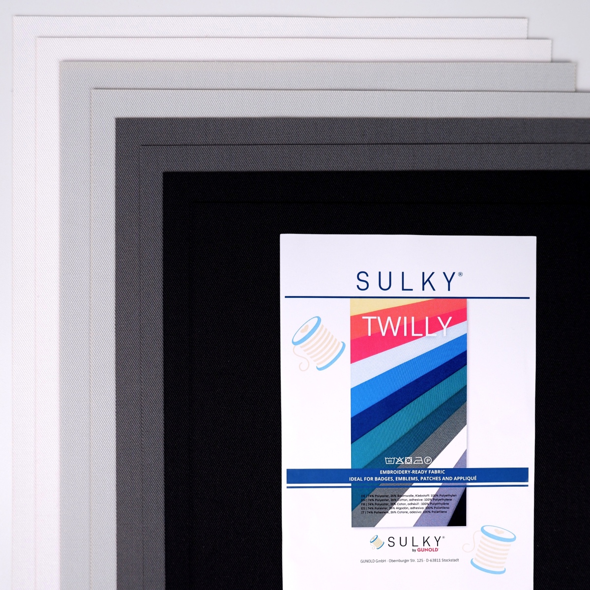 SULKY TWILLY Assortments á 8 sheets
19,5cm x 30cm - "Black-White"