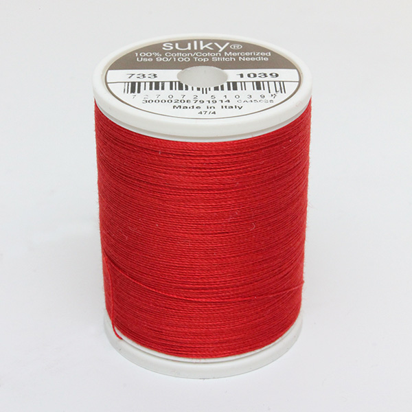 SULKY COTTON 30, 450m King Spulen -  Farbe 1039 True Red