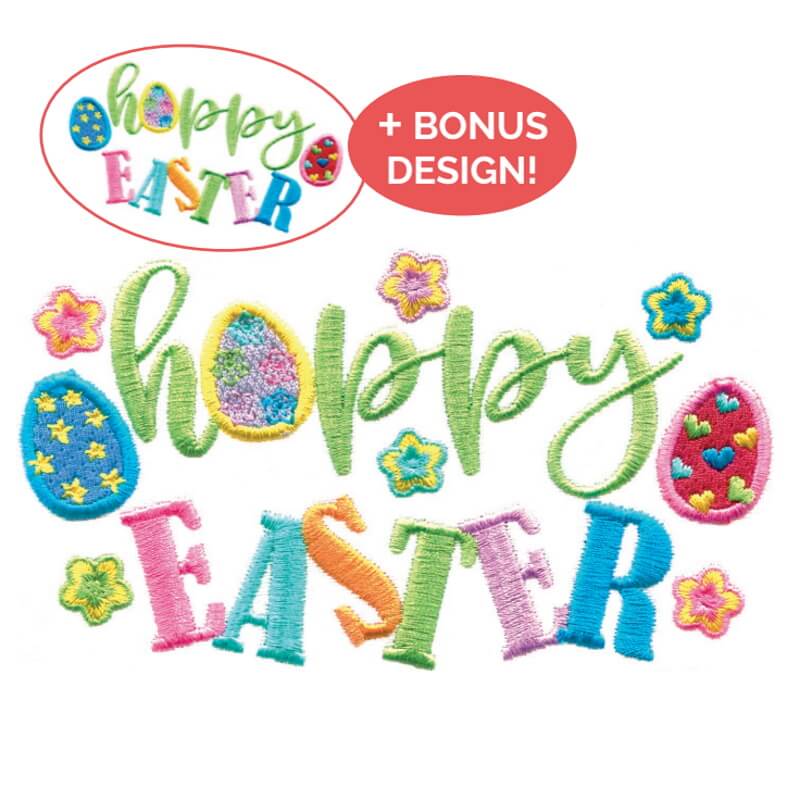 Stickdesign Bunny Hop: Hoppy Easter (Download) 