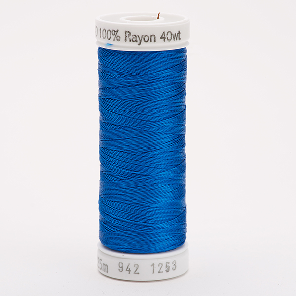 SULKY RAYON 40 farbig, 225m Snap Spulen -  Farbe 1253 Dk. Sapphire