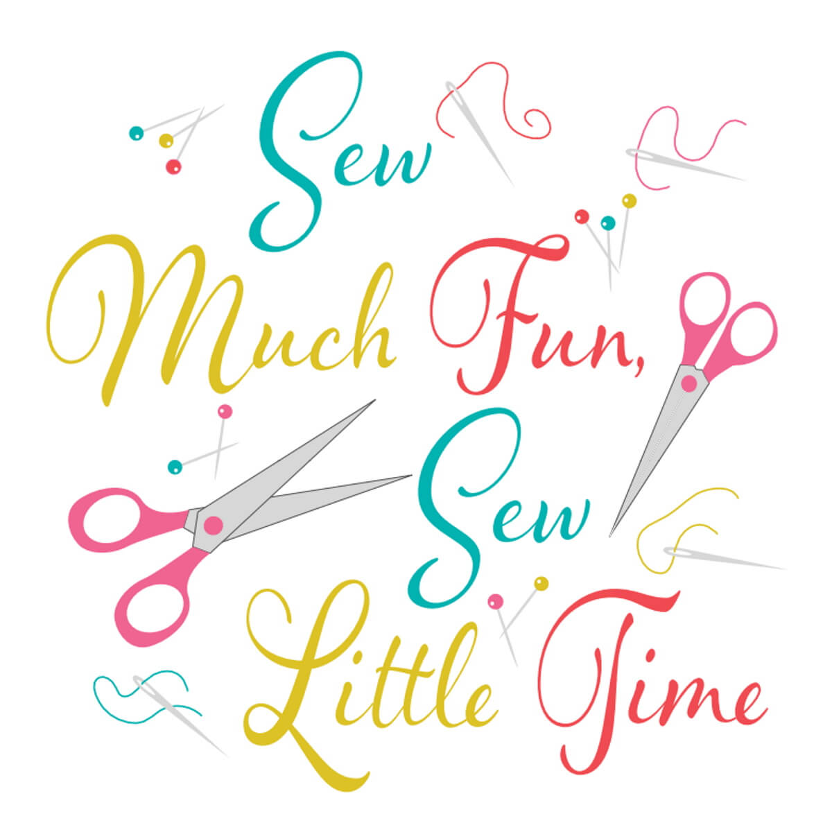 Stickdesign Love to Sew: Sew Much Fun (Download)