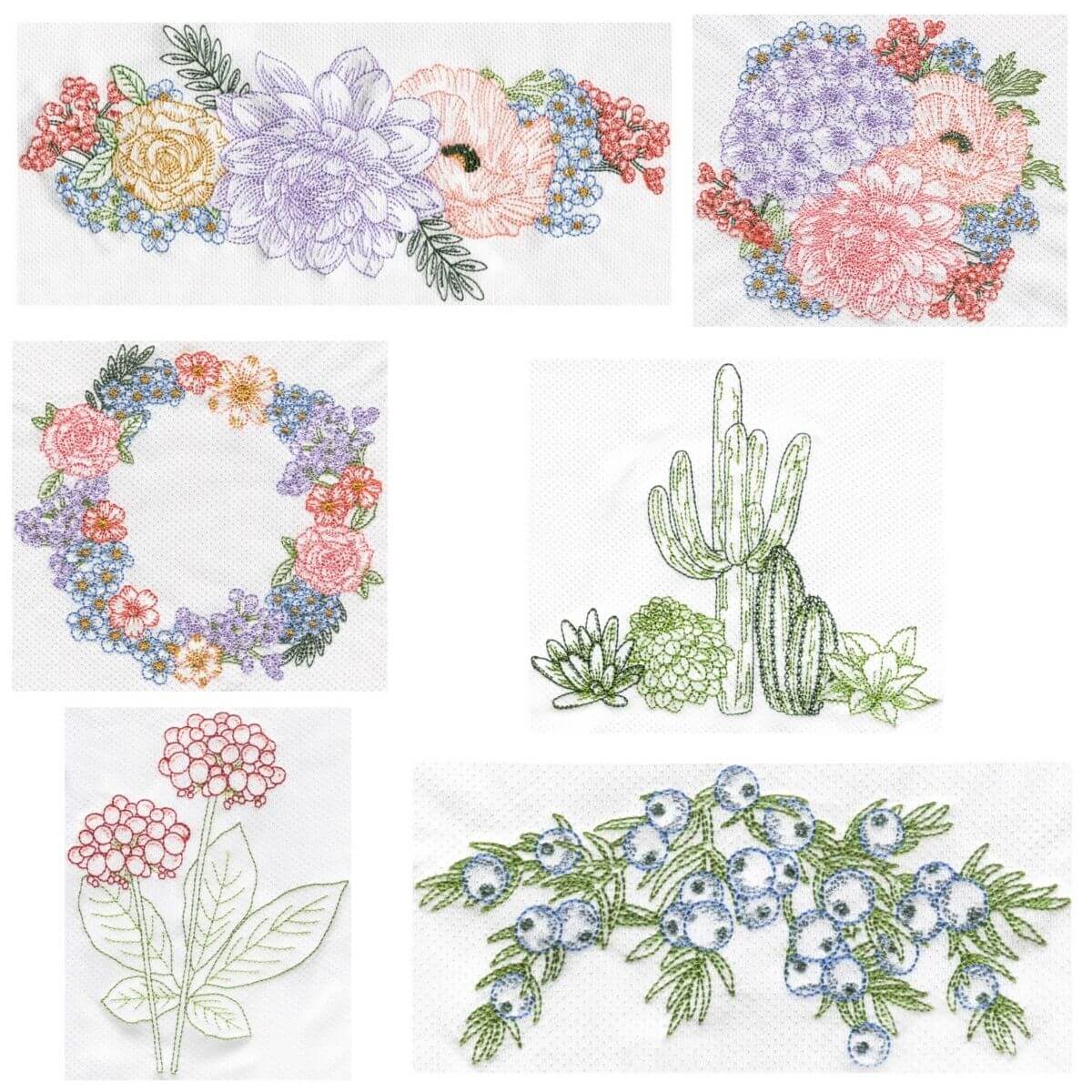 Stickdesign Floral Foraging Collection (Download)