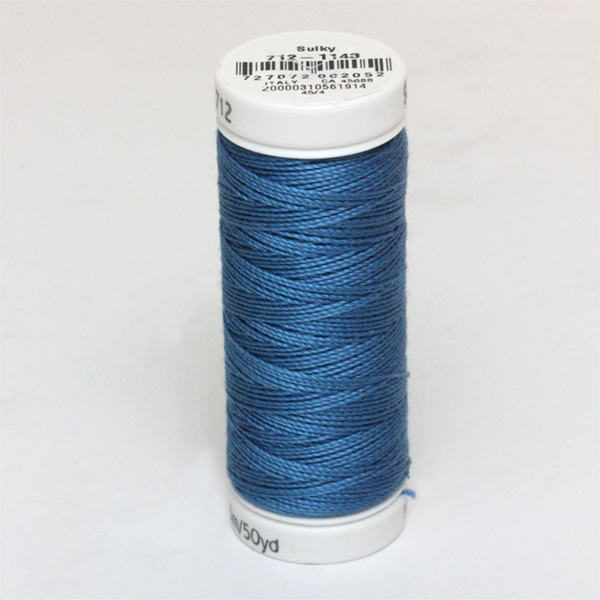 SULKY COTTON PETITES 12, 46m Snap Spulen -  Farbe 1143 True Blue