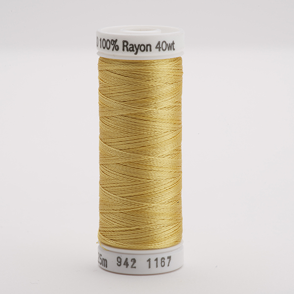 SULKY RAYON 40 farbig, 225m Snap Spulen -  Farbe 1167 Maize Yellow
