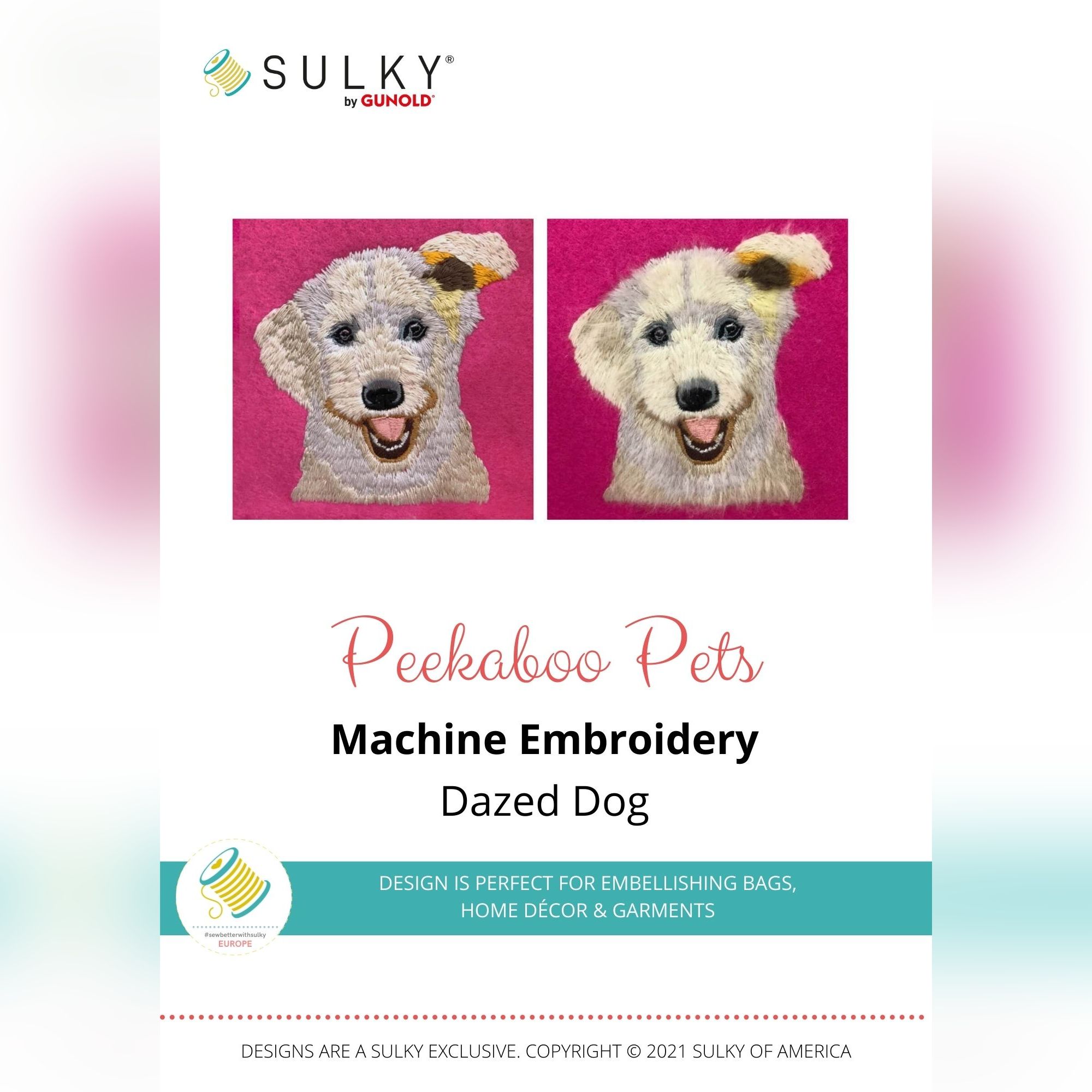 Stickdesign Peekaboo Pets: Dazed Dog (Download)