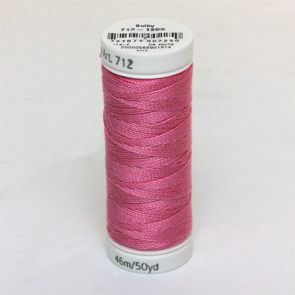 SULKY COTTON PETITES 12, 46m Snap Spulen -  Farbe 1256 Sweet Pink