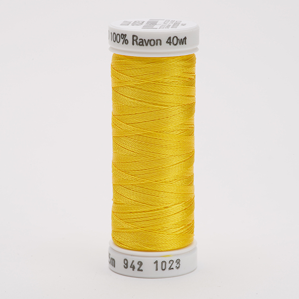 SULKY RAYON 40 farbig, 225m Snap Spulen -  Farbe 1023 Yellow