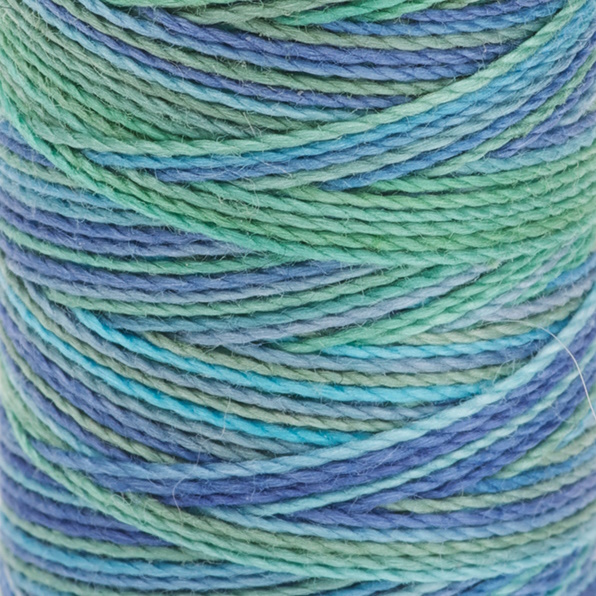 SULKY COTTON PETITES 12, 46m/50yds Snap Spools -  Colour 4016 Peacock Plume  multicolour