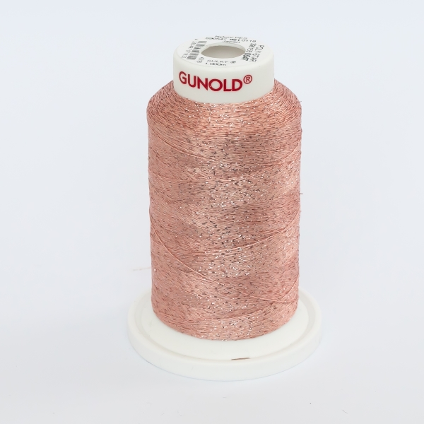 SULKY POLY SPARKLE (STAR) 30, 1000m Maxi Spulen - Farbe 0547 Coral Reed with Tone On Tone Sparkle