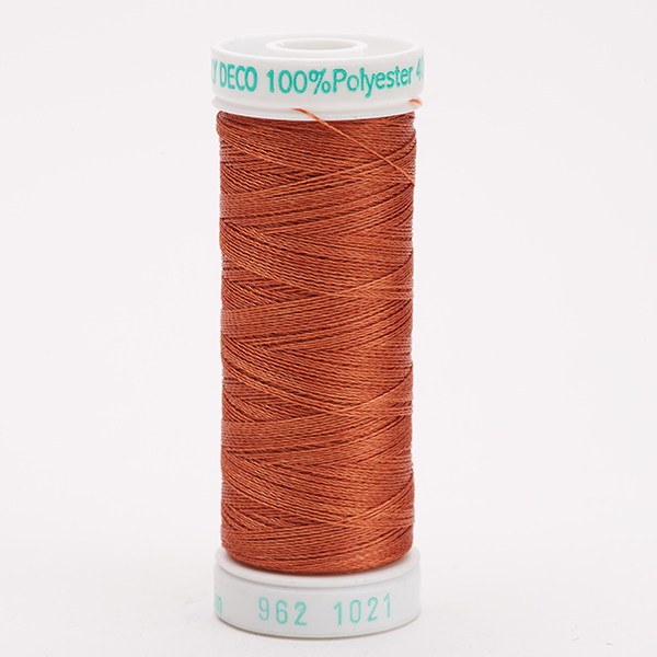 SULKY POLY DECO 40, 225m/250yd Snap Spools -  Colour 1021 Maple