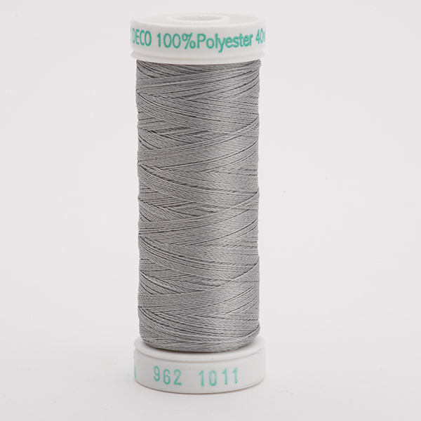 SULKY POLY DECO 40, 225m/250yd Snap Spools -  Colour 1011 Steel Gray