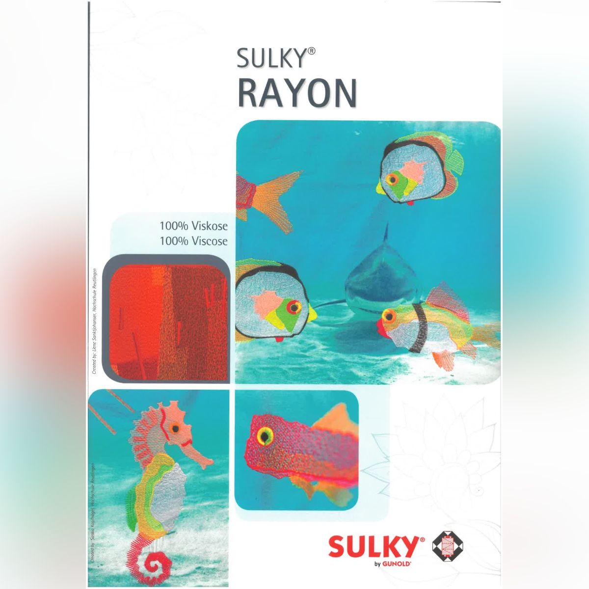 SULKY RAYON Thread Card - with actual thread