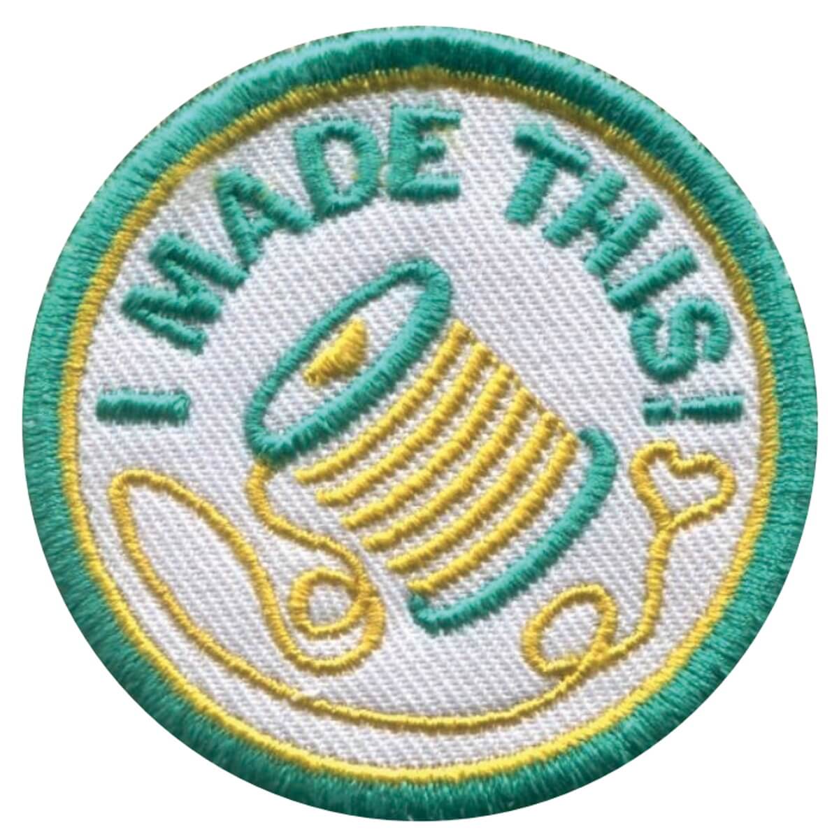 Stickdesign Sewist Patches: I MADE THIS (Download)