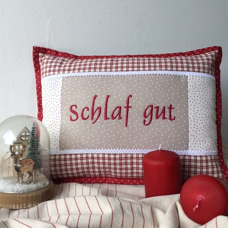 Kissen "schlaf gut"