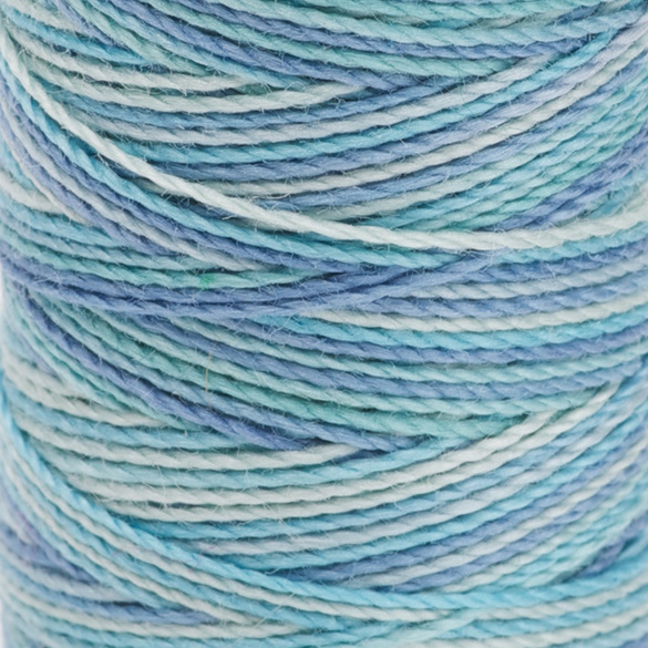 SULKY COTTON PETITES 12, 46m/50yds Snap Spools -  Colour 4014 Ocean Blue  multicolour