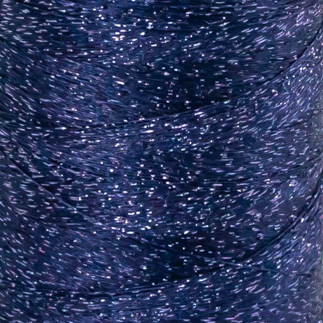 SULKY POLY SPARKLE (STAR) 30, 1000m/1094yds Maxi Spools - Colour 0911 Medium Navy with Tone On Tone Sparkle