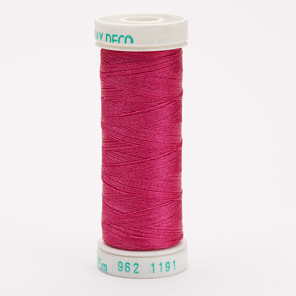 SULKY POLY DECO 40, 225m/250yd Snap Spools -  Colour 1191 Dk. Rose