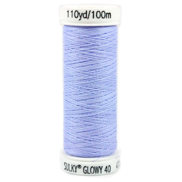 SULKY GLOWY, 100m/110yds Snap Spools - Colour 206 Purple