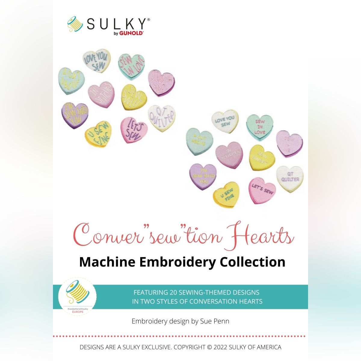 Stickdesign Conversewtion Hearts Collection (Download)