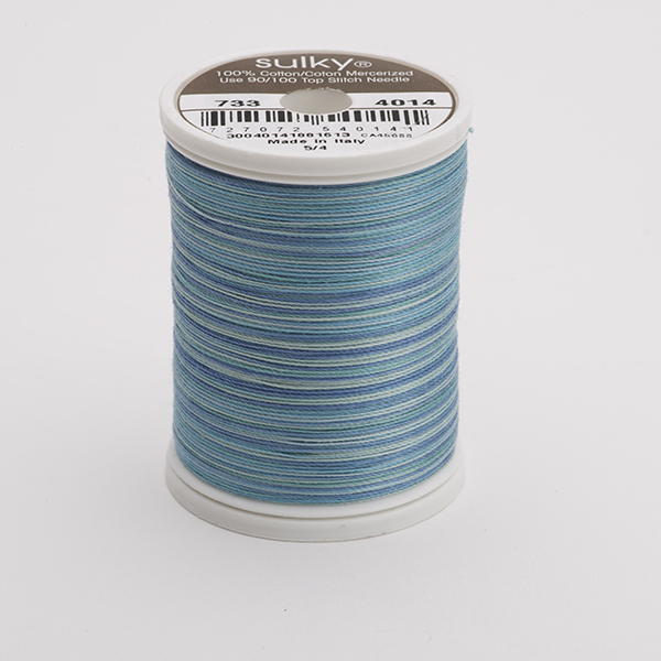 SULKY COTTON 30, 450m King Spulen -  Farbe 4014 Ocean Blue  multicolour